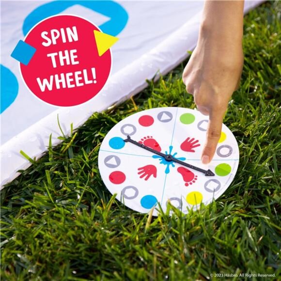 Hasbro Twister Jr Splash Game Water Games For Kids Summer Pool - Picture 4 of 5